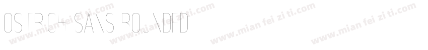 Ostrich Sans Rounded字体转换